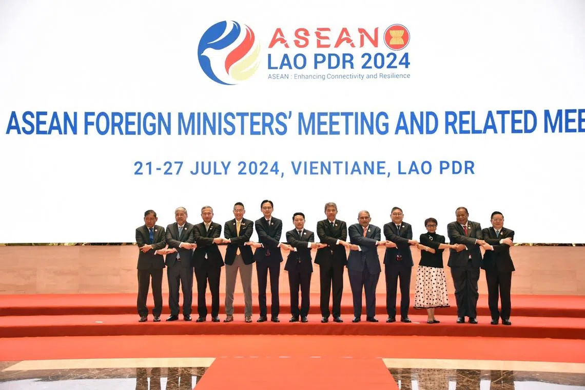 Asean’s foreign ministers are expected to release a joint communique about their discussion on July 25.