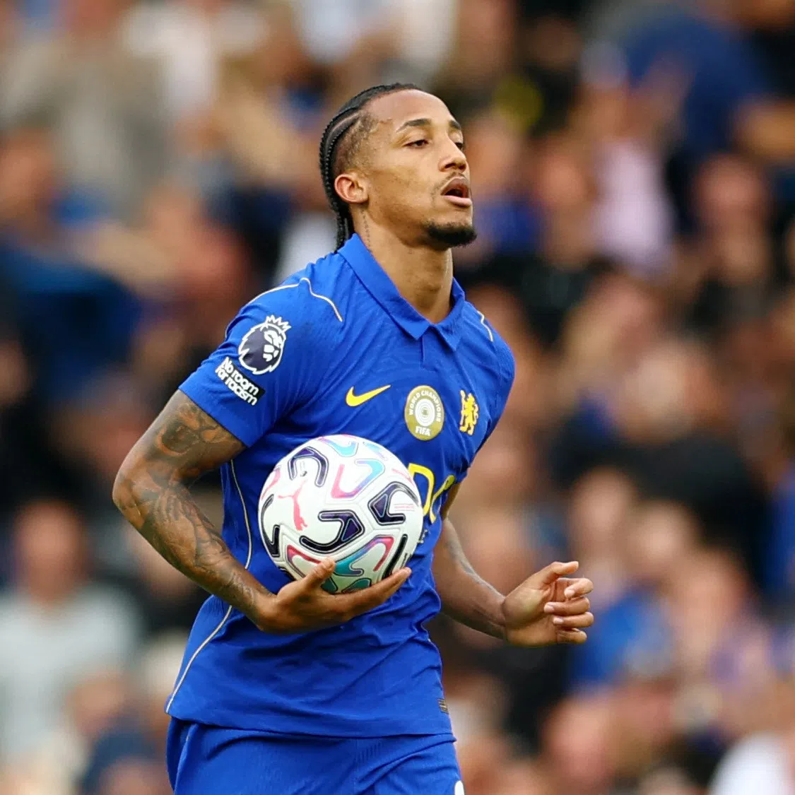 Soccer Football - Premier League - Chelsea v Hull City - Stamford Bridge, London, Britain - September 12, 2026 Chelsea's Joao Pedro celebrates scoring their second goal REUTERS/Hannah Mckay