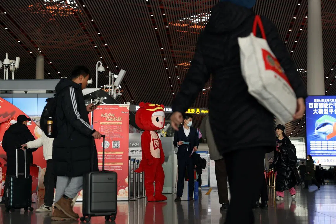 The travel data is welcome news for an economy struggling with concerns about growth this year.