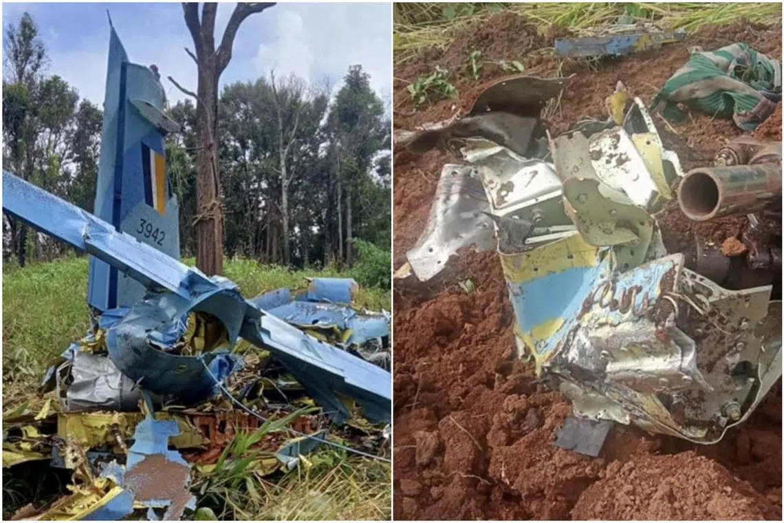 The jet went down over Kayah State in eastern Myanmar, near the border with Thailand, on Nov 11.