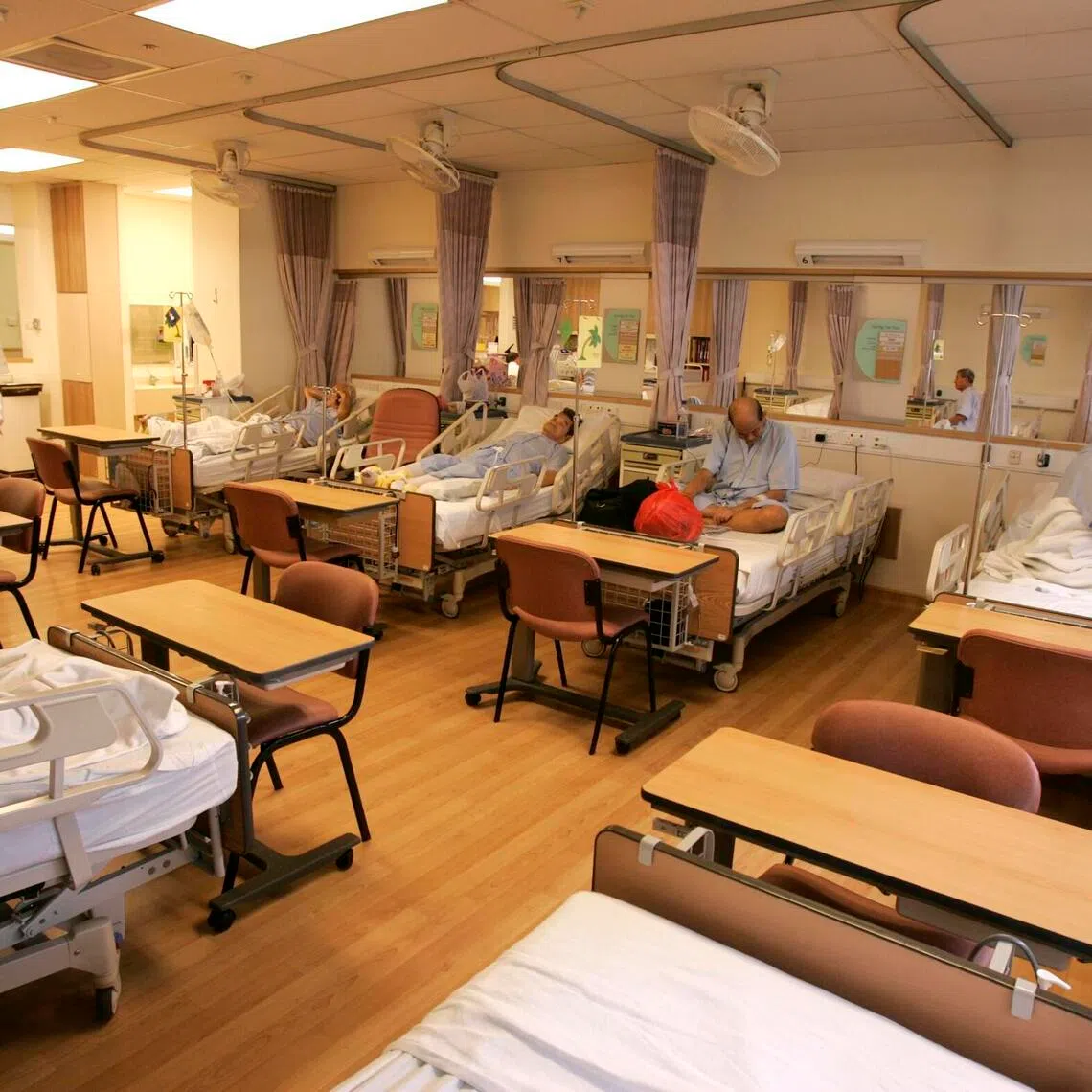 Subsidised wards with 8 beds or even more will likely be phased out with the implementation of a national design framework which standardises ward layouts for public hospitals in Singapore.
