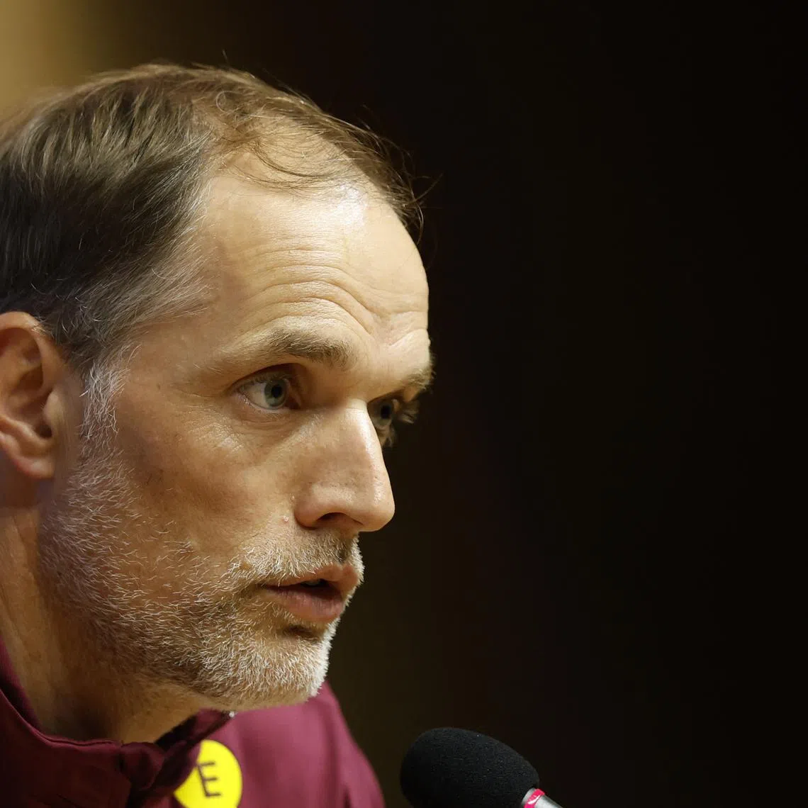 Soccer Football - World Cup - European Qualifiers - England Press Conference - RCDE Stadium, Cornella de Llobregat, Spain - June 6, 2025 England manager Thomas Tuchel during the press conference Action Images via Reuters/Peter Cziborra