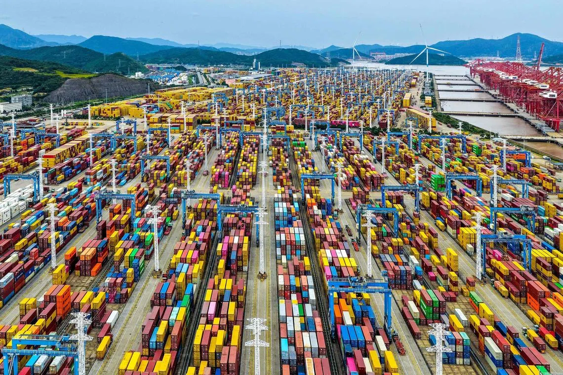 China’s gross domestic product expanded 4.5% in June-September, according to the National Bureau of Statistics.