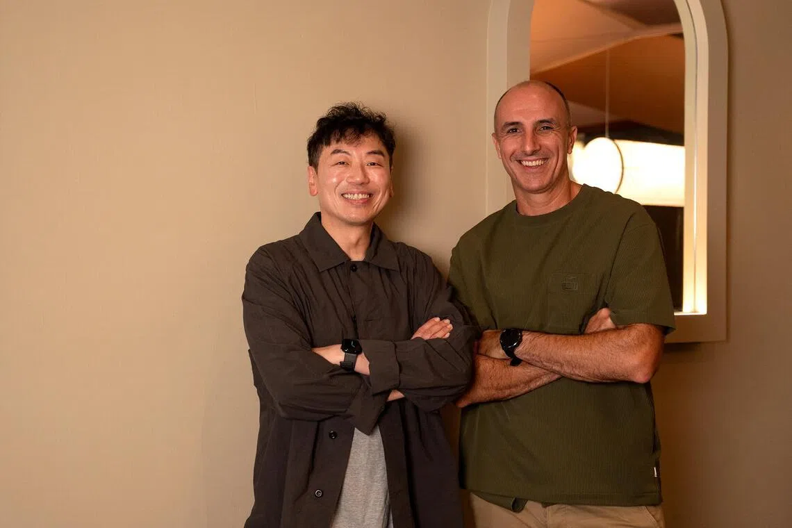 Chefs Willin Low (left) and Jose Alonso, partnered to open Casa Mori, which serves a blend of Southeast Asian and Spanish flavours.