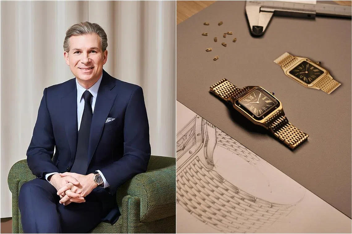 Mr Louis Ferla (pictured) took over from Mr Cyrille Vigneron as Cartier chief executive in September 2024.