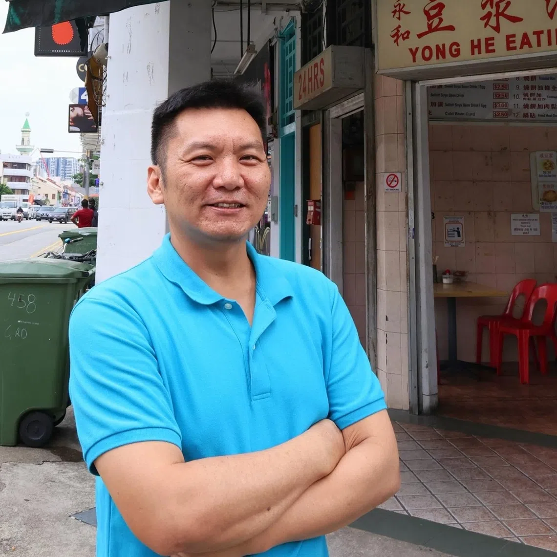 Mr Dong Han Zhong is the  third-generation owner of Yong He Eating House in Geylang.