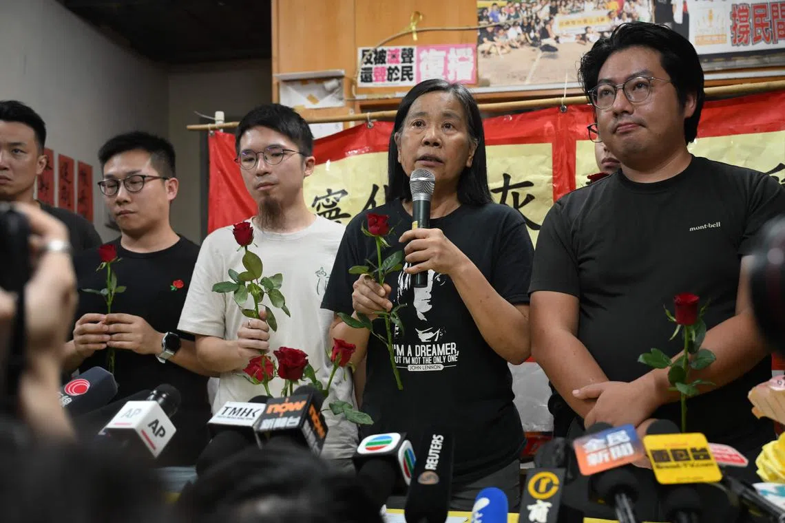 Ms Chan Po-ying, current chair of Hong Kong’s League of Social Democrats, said the party had no assets to divest and no funds left.