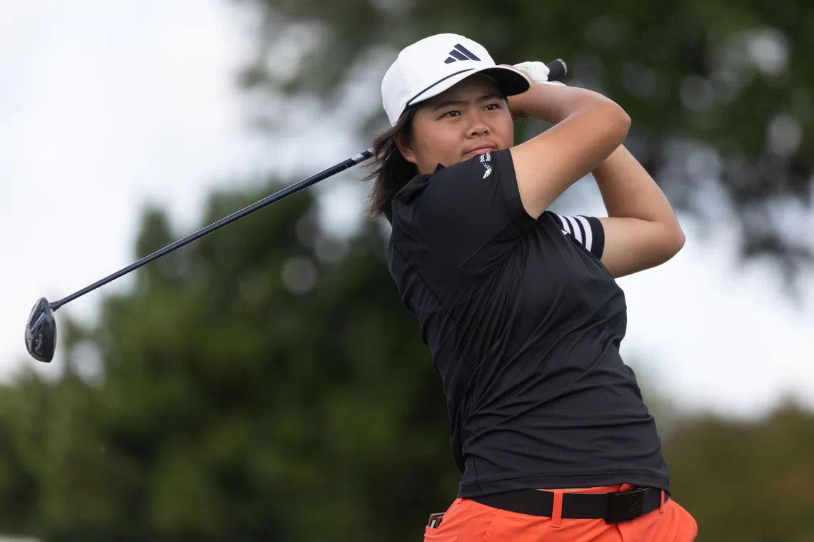 Shannon Tan is the first golfer from Singapore to qualify for the Olympics.