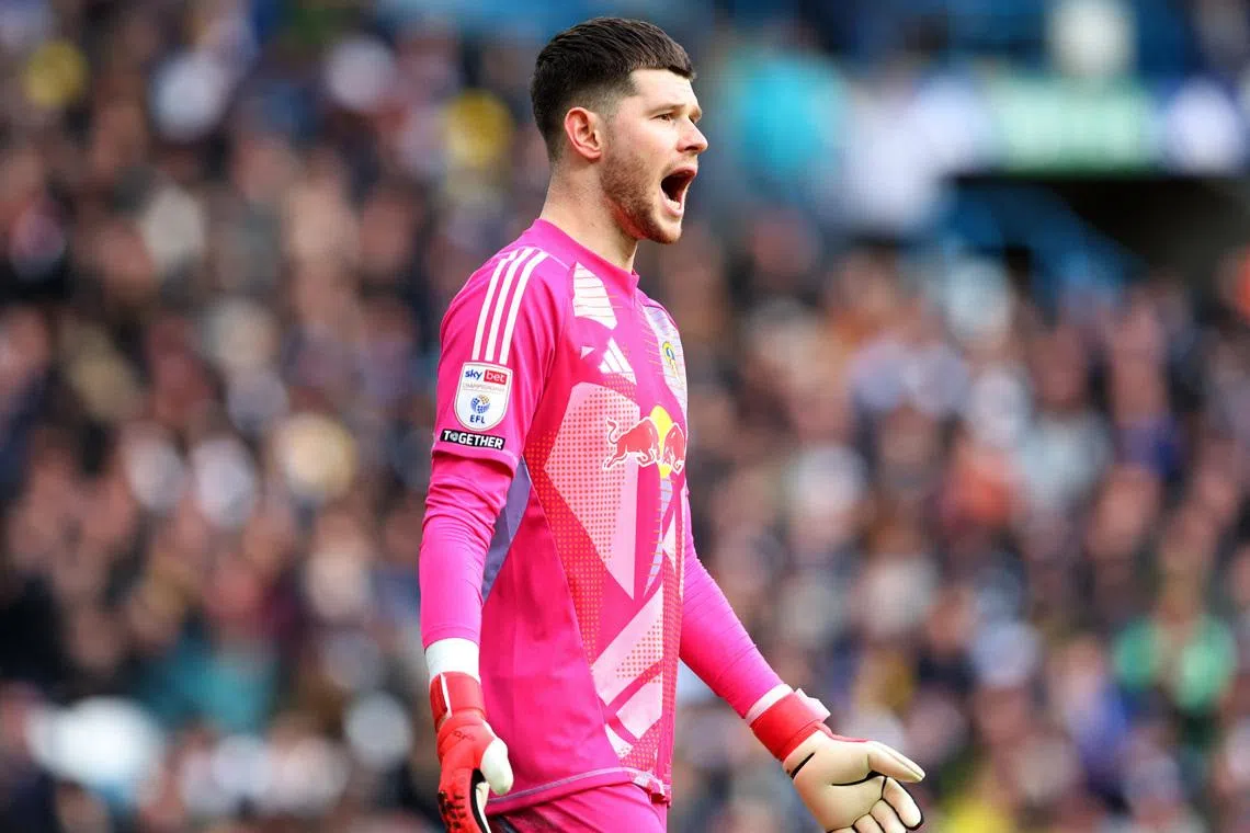 Soccer Football - Championship - Leeds United v West Bromwich Albion - Elland Road, Leeds, Britain - March 1, 2025 Leeds United's Illan Meslier reacts Action Images/Craig Brough/File Photo