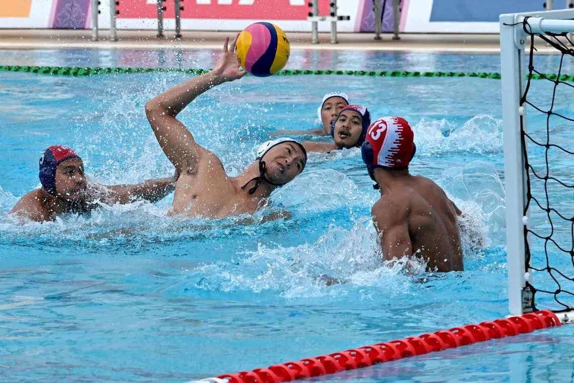 The water polo team beating defending champions Indonesia 12-5 on Sunday to inch closer to getting the coveted gold back in Singaporean hands. 
