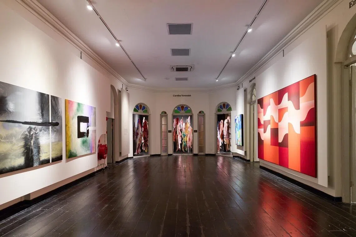 Shadows, Signals, And The Line brings abstract artists across generations together. 