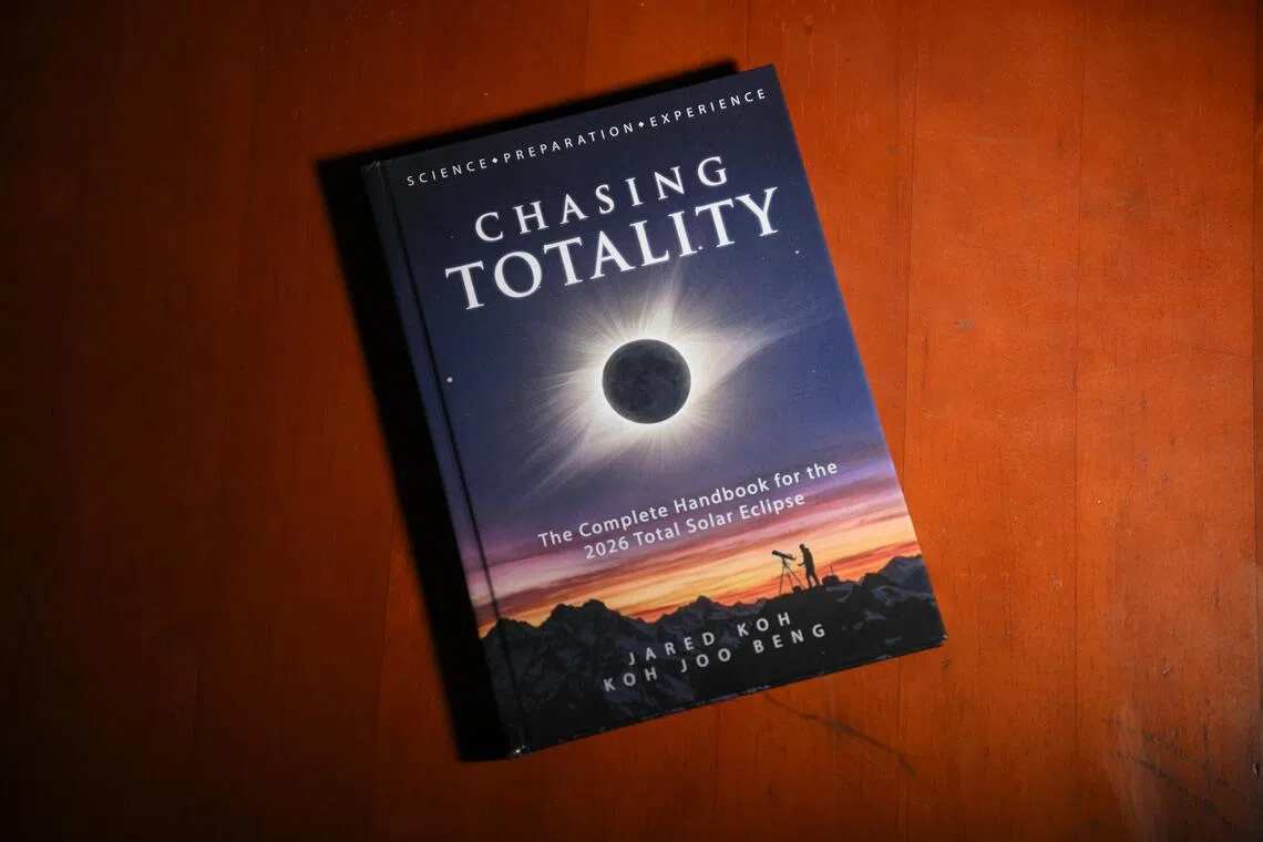 Chasing Totality, a book by Koh Joo Beng and his son Jared, provides tips on chasing total solar eclipses.
