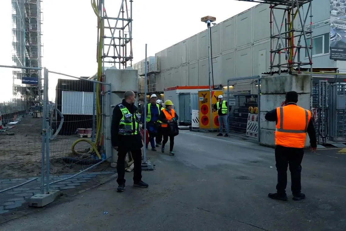 Some 150 emergency responders were at the site seeking to rescue anyone still trapped.