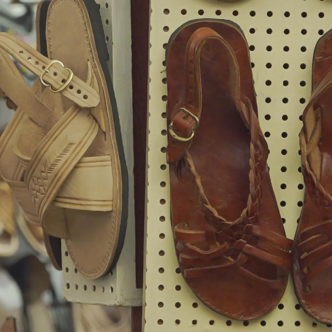 Local authorities had complained that the Oaxaca Slip-On sandals were a “reinterpreted” model of huarache sandals (above).
