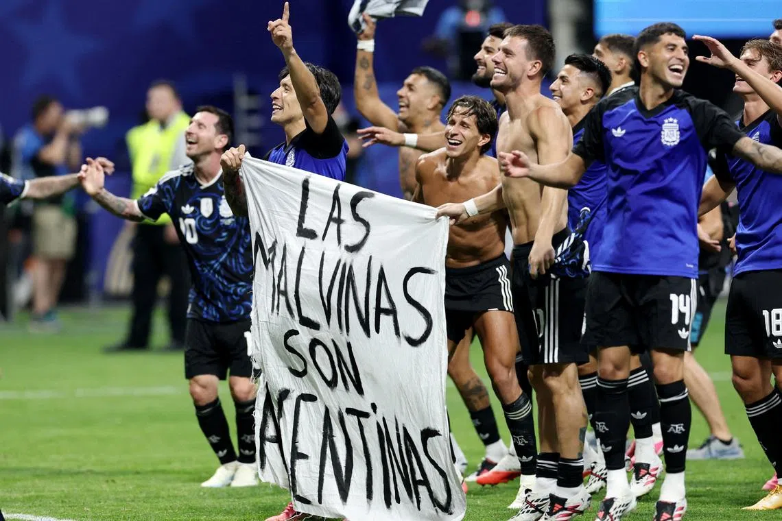 FIFA opens disciplinary case over Argentina’s Falkland Islands banner at World Cup