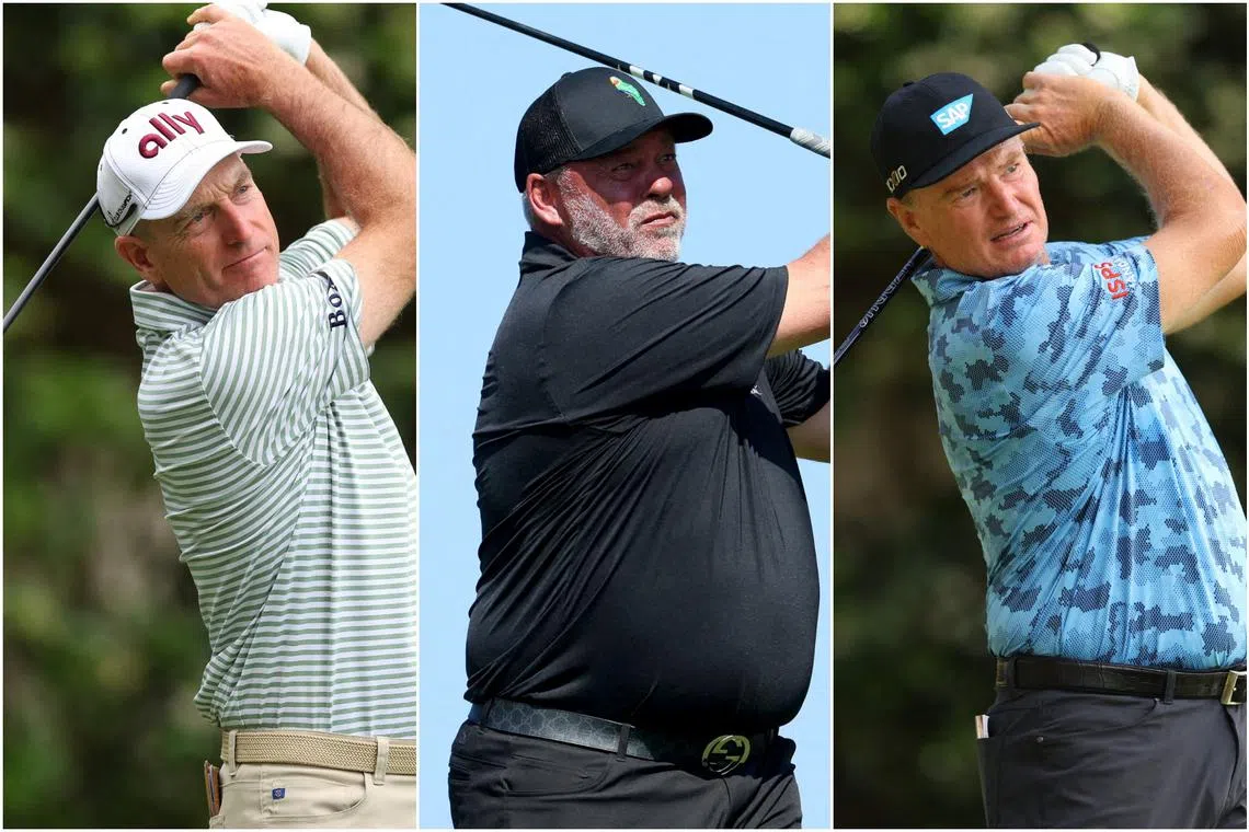 American Jim Furyk, Northern Ireland's Darren Clarke and South African Ernie Els are captains for the inaugural World Champions Cup.