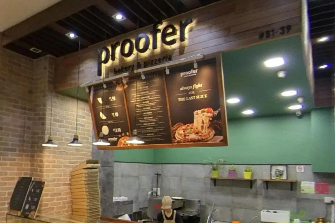 Proofer Bakery and Pizzeria’s outlet at Changi City Point. The bakery has more than 15 outlets across Singapore.