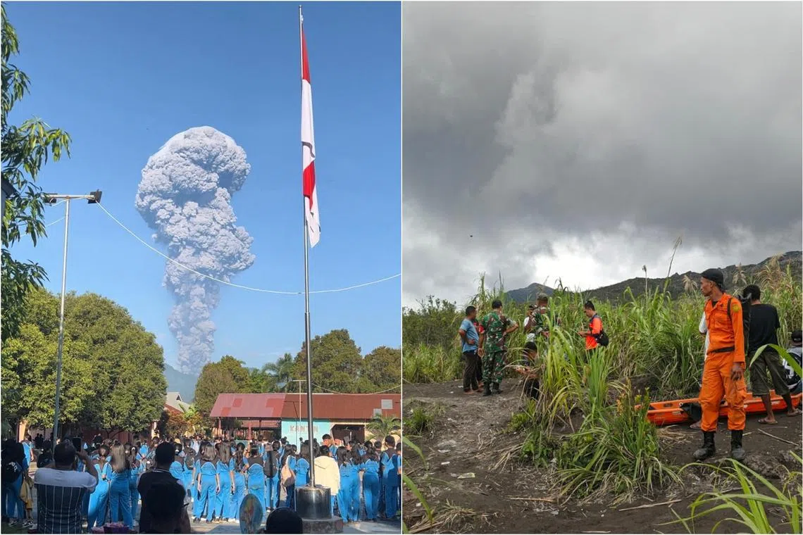 Search resumes for 3 hikers, including 2 Singaporeans, after Mount Dukono eruption in Indonesia
