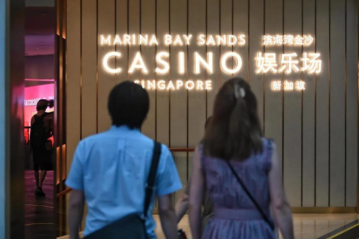 Marina Bay Sands casino revenue surged 84.3 per cent to US$741 million from US$402 million the year before.