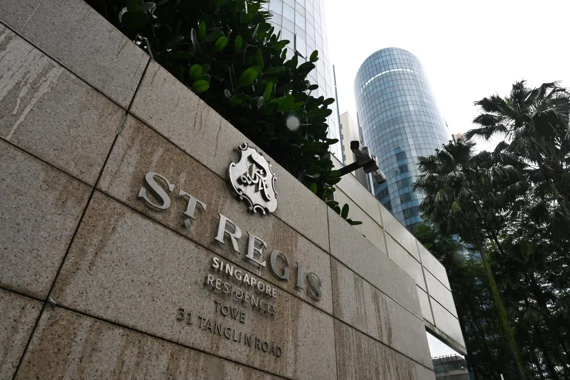 The five-bedroom suite at St. Regis Residences received no offers during its third auction, even after its price was cut by 14 per cent.