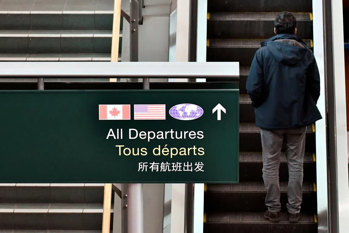 Vancouver International Airport said nine inbound flights were diverted during the incident with a temporary halt to operations ordered across the airport.