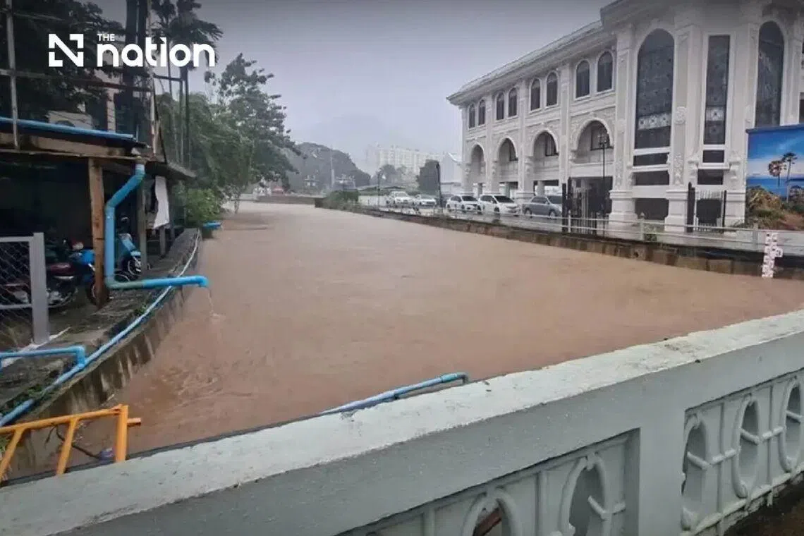 Thailand’s Phuket warns of flash floods as water level in canal exceeds 3m
