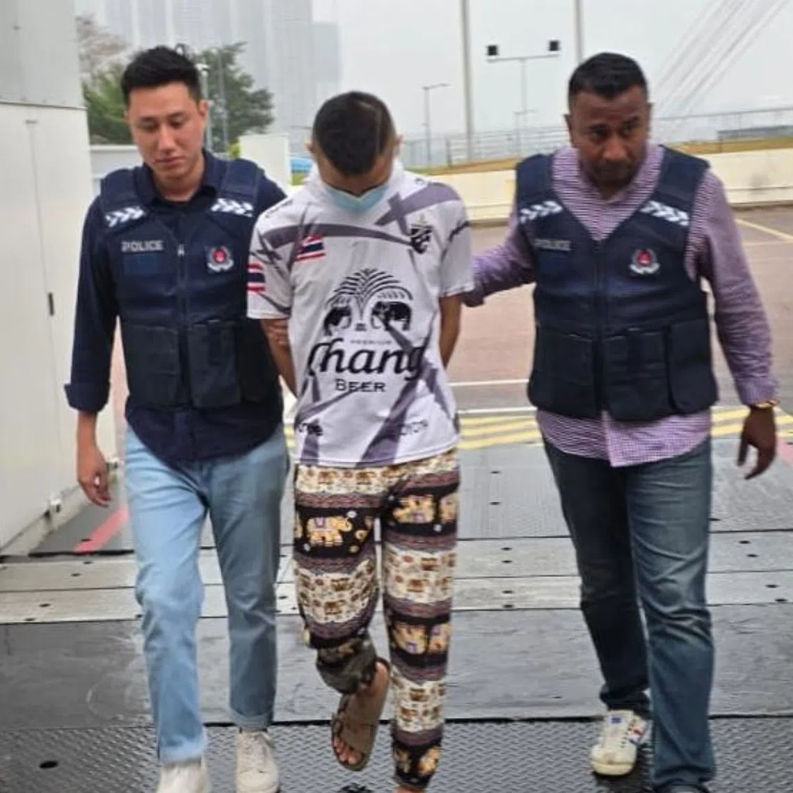 Chin Hock Khan, 27, is also said to have coordinated a government official impersonation scam, said the police in an earlier statement.