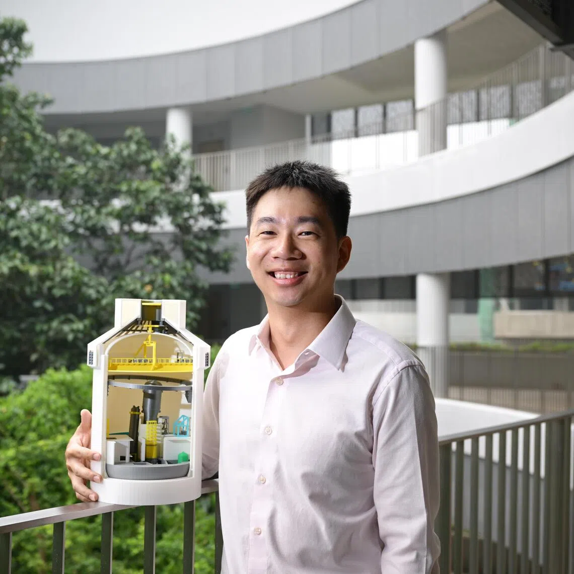 Nuclear energy scientist Ian Ang from the NUS Singapore Nuclear Research and Safety Institute.