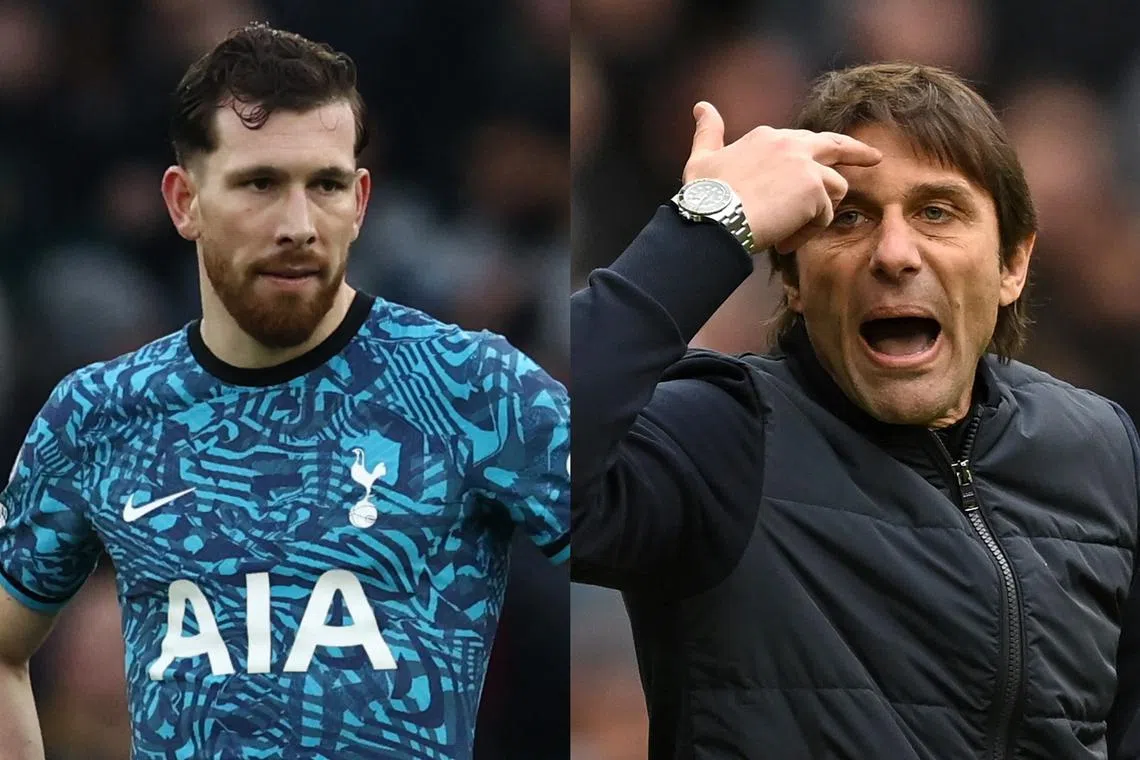 Denmark international Pierre-Emile Hojbjerg is the first Spurs player to publicly react since Italian Conte’s angry rant about the team.