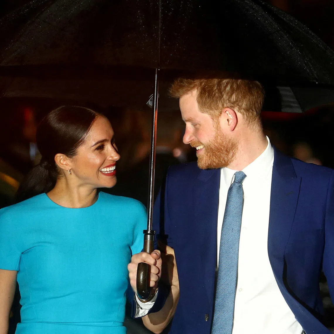 Britain’s Prince Harry and his wife Meghan, Duchess of Sussex, left for California in 2020.