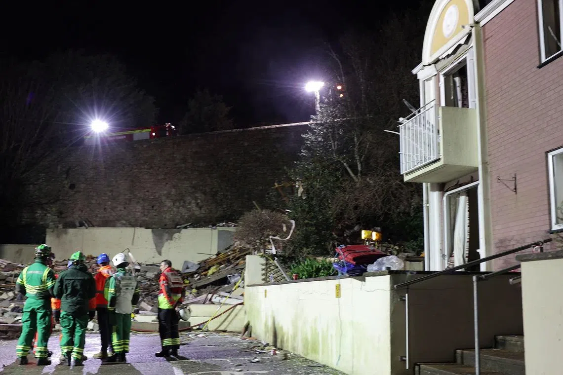 A search-and-rescue operation has been under way at the site since the explosion.