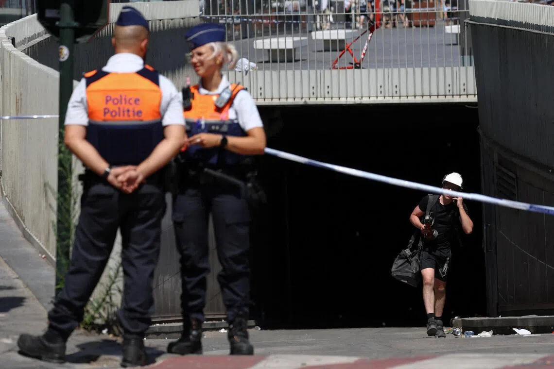 The building was not yet permanently occupied, and only construction workers were believed to be on site.