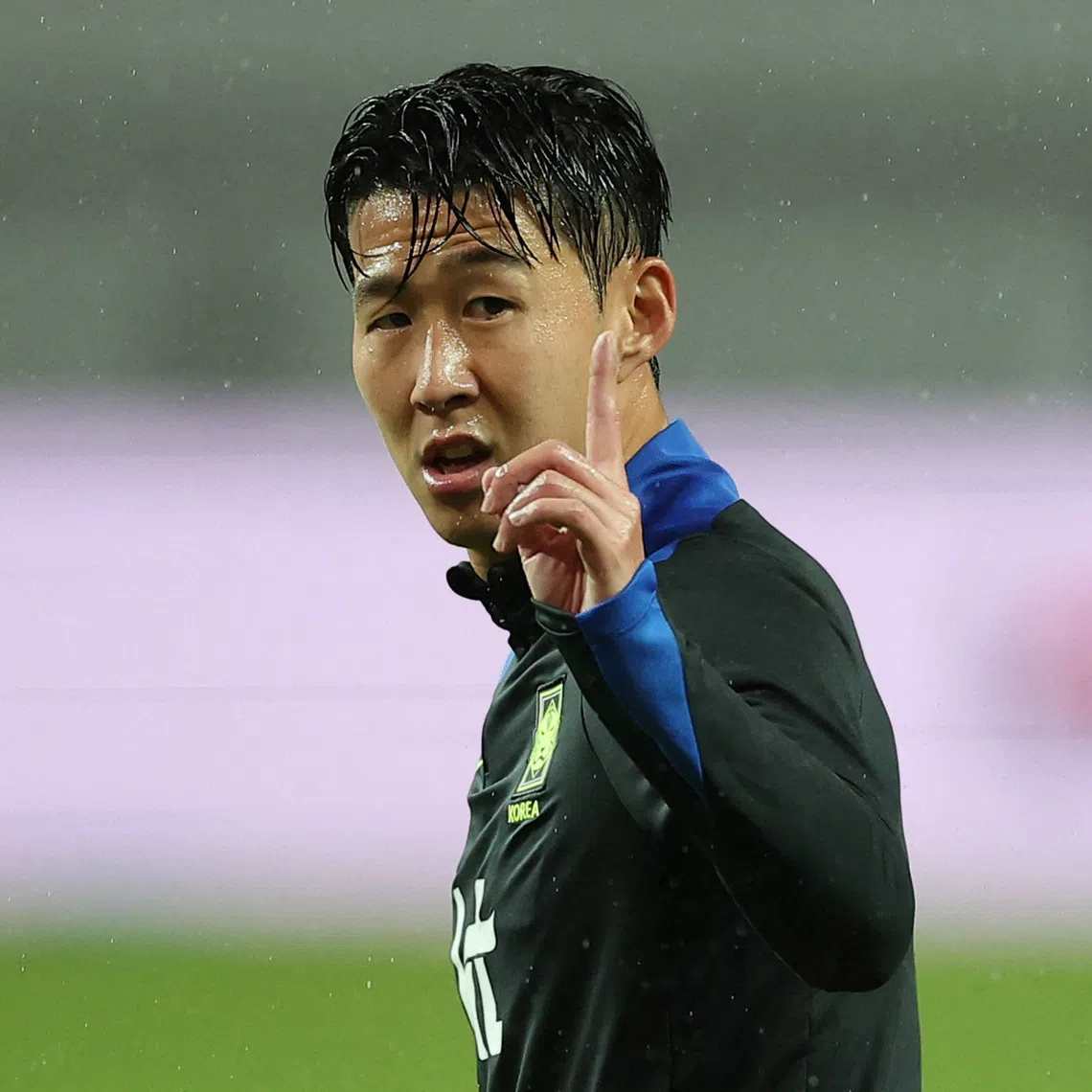 Soccer Football - International Friendly - South Korea v Brazil - Seoul World Cup Stadium, Seoul, South Korea - October 10, 2025 South Korea's Son Heung-min during the warm up before the match REUTERS/Kim Hong-Ji