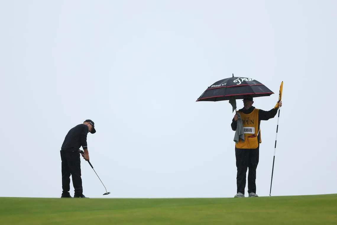 With his magical putter in hand, Brian Harman tamed every challenge at the British Open on Sunday. 