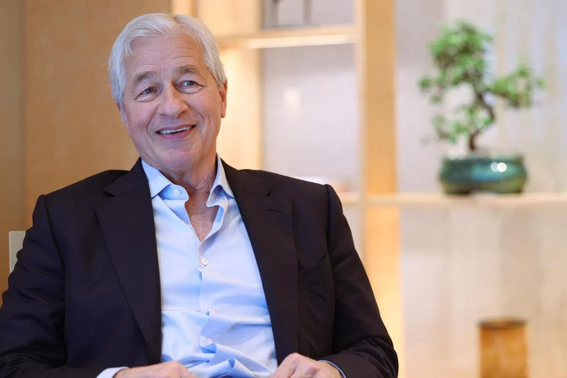 JPMorgan chief Jamie Dimon says: "Based on the time I spent with GIC and MAS and Singapore's political leaders, I see they are always thinking about what’s next and how (Singapore) can get better." 