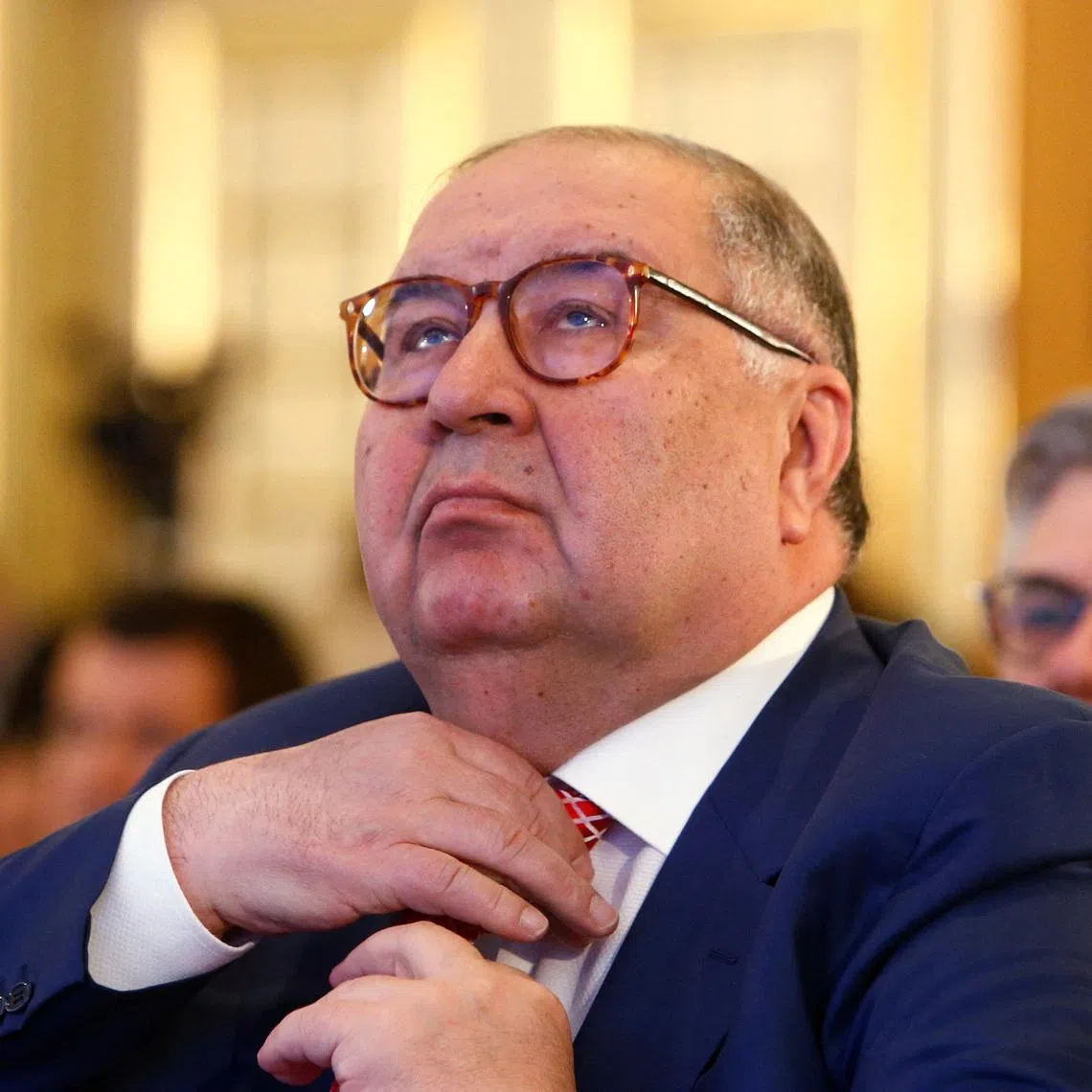 Russian businessman and founder of USM Holdings Alisher Usmanov attends a session during the Week of Russian Business, organized by the Russian Union of Industrialists and Entrepreneurs (RSPP), in Moscow, Russia March 16, 2017. REUTERS/Sergei Karpukhin