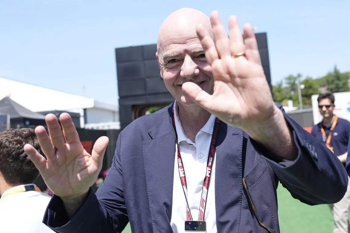 Fifa president Gianni Infantino previously proclaimed his “determination” to combat global warming at COP 26 in Glasgow.