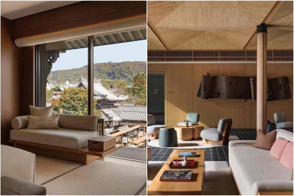 Capella Kyoto (left) and Six Senses Kyoto (right).