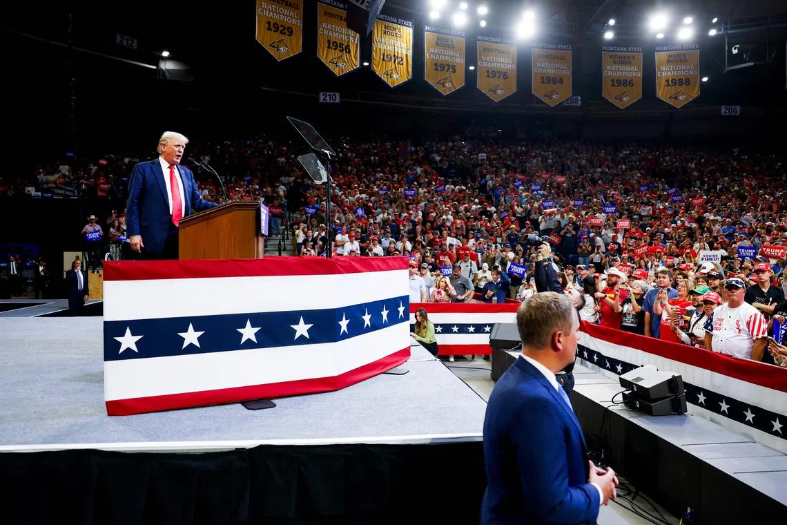 The Trump campaign referred to a report from Microsoft researchers that said Iranian government-tied hackers tried breaking into the account of a “high-ranking official”.