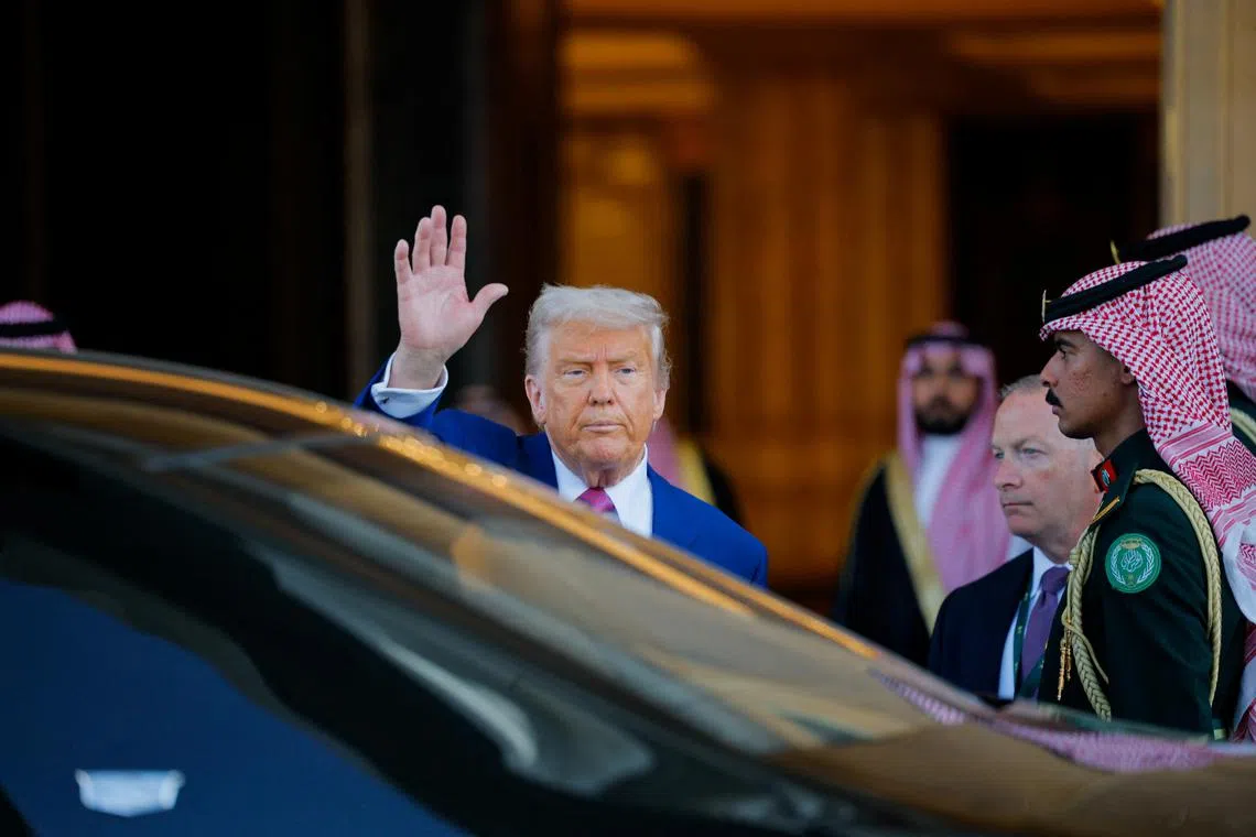 Trump to say hello to Syrian president in Saudi Arabia, White House says
