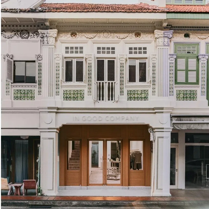 Local brand In Good Company opened a store at a three-storey shophouse in early July.