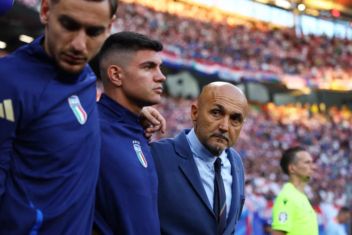 Soccer Football - Euro 2024 - Group B - Croatia v Italy - Leipzig Stadium, Leipzig, Germany - June 24, 2024  Italy coach Luciano Spalletti before the match REUTERS/Lee Smith