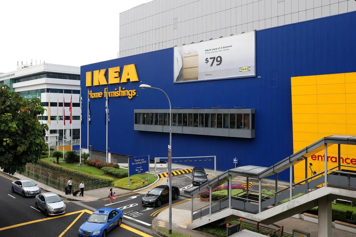 Ikea’s retail sales hit a record at €47.6 billion (S$68.7 billion) for the 2023 fiscal year.