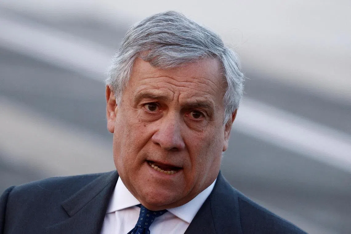 Mr Tajani said the French interior minister had insulted Italy with comments that were highly critical of PM Giorgia Meloni.