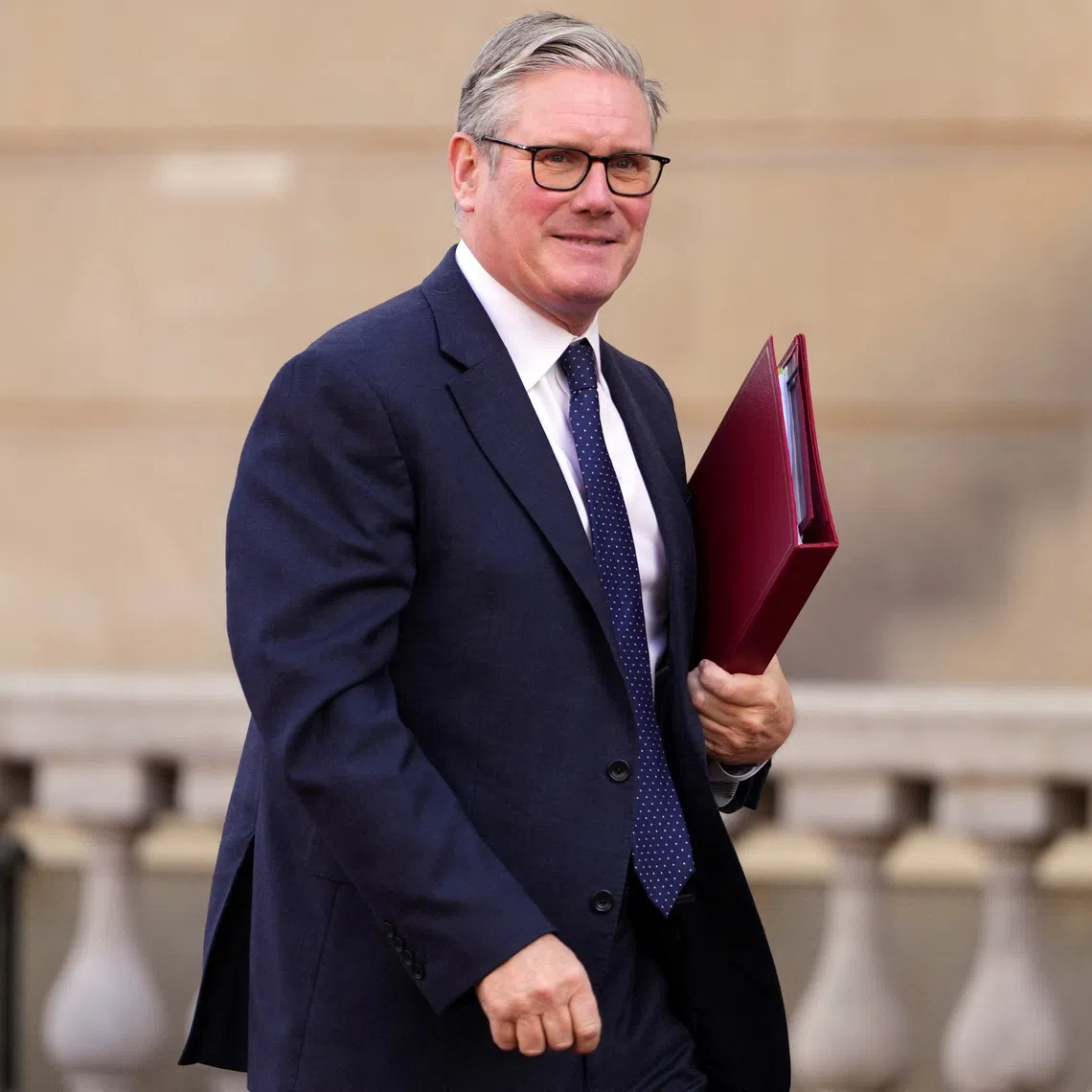 Britain's Prime Minister Keir Starmer arrives for a meeting of leaders from six Western Balkan nations with British and European officials at a Western Balkans Summit in London, Britain, October 22, 2025.    Kirsty Wigglesworth/Pool via REUTERS