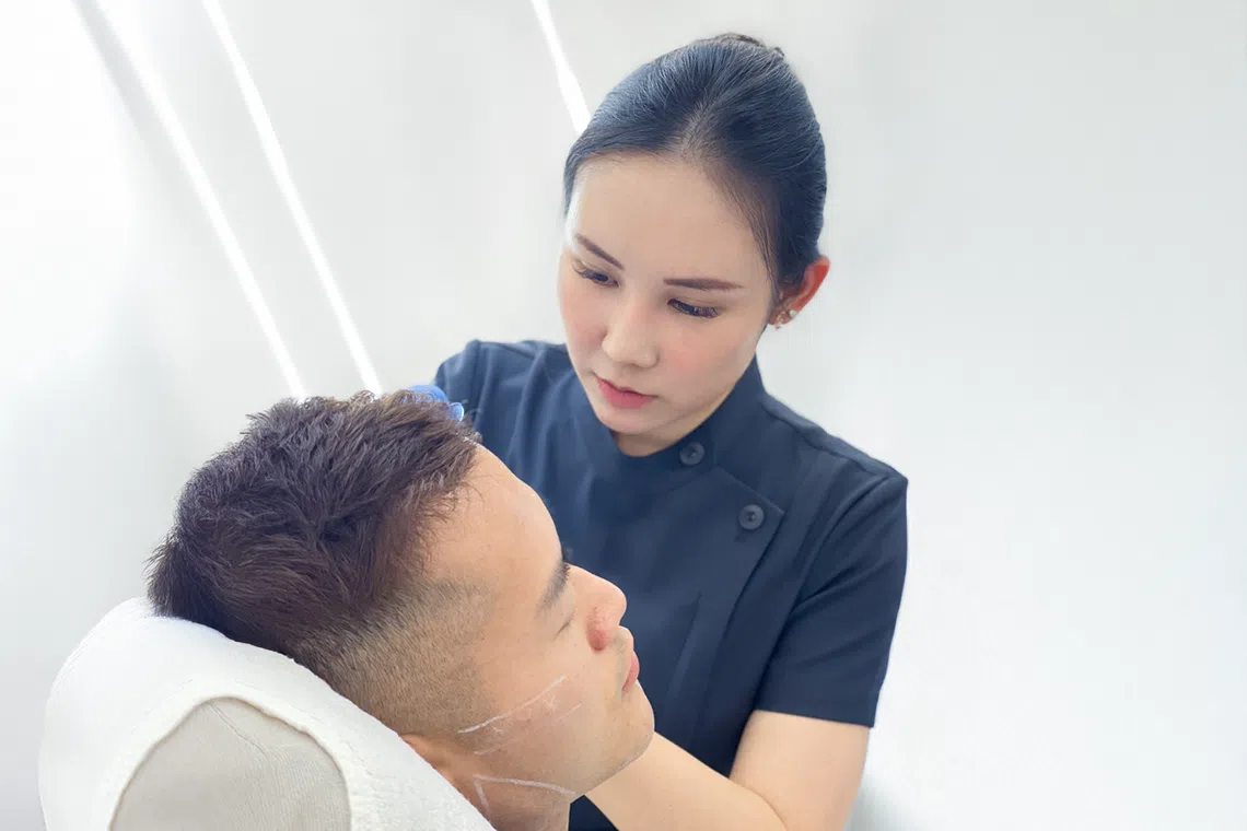 Treatment plans are tailored to the individual customer depending on their skin concerns.