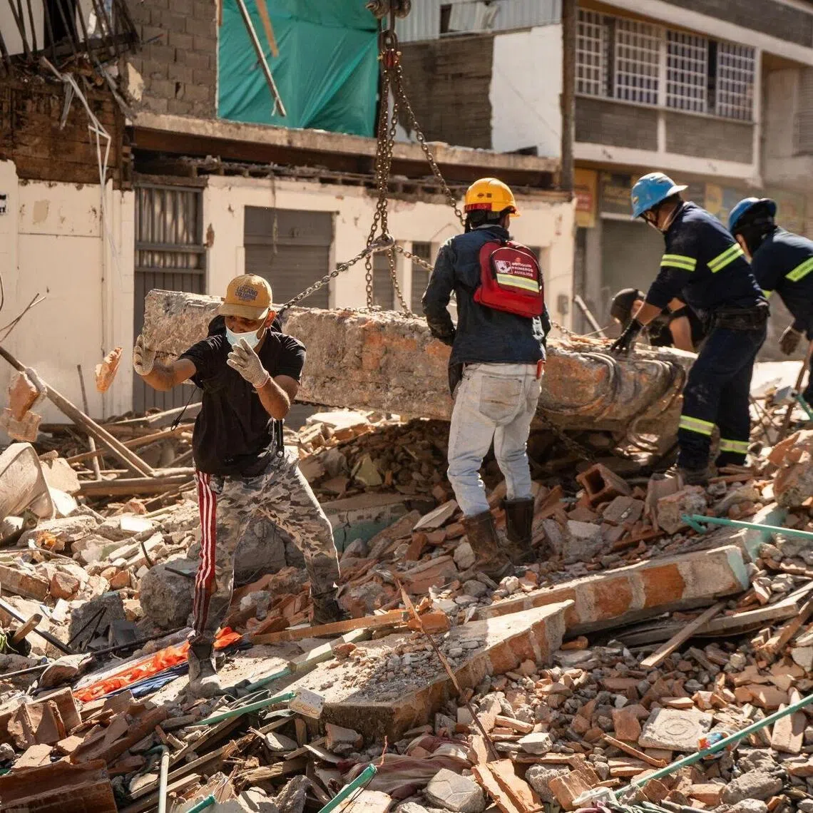 A second day of search and rescue efforts is underway after a massive earthquake struck western Colombia on Aug 10.