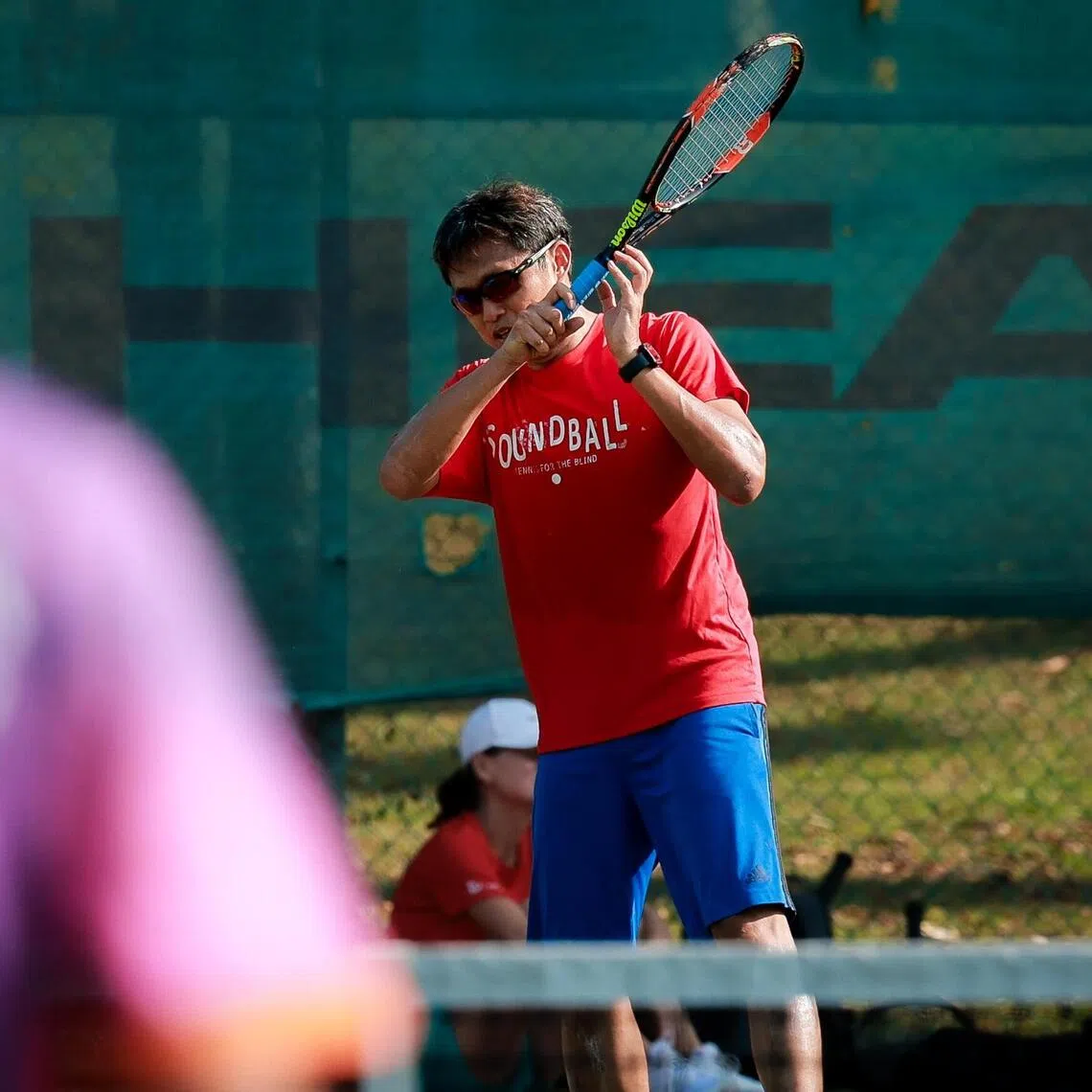 Soundball Singapore assistant head Marc Chiang is a grant recipient of the Enabling Sports Fund, which supports his Let’s Play Soundball! programme.