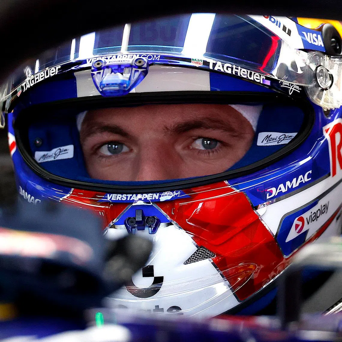 Formula One F1 - Australian Grand Prix - Albert Park Grand Prix Circuit, Melbourne, Australia - March 6, 2026 Red Bull's Max Verstappen in the pits before practice REUTERS/Hollie Adams
