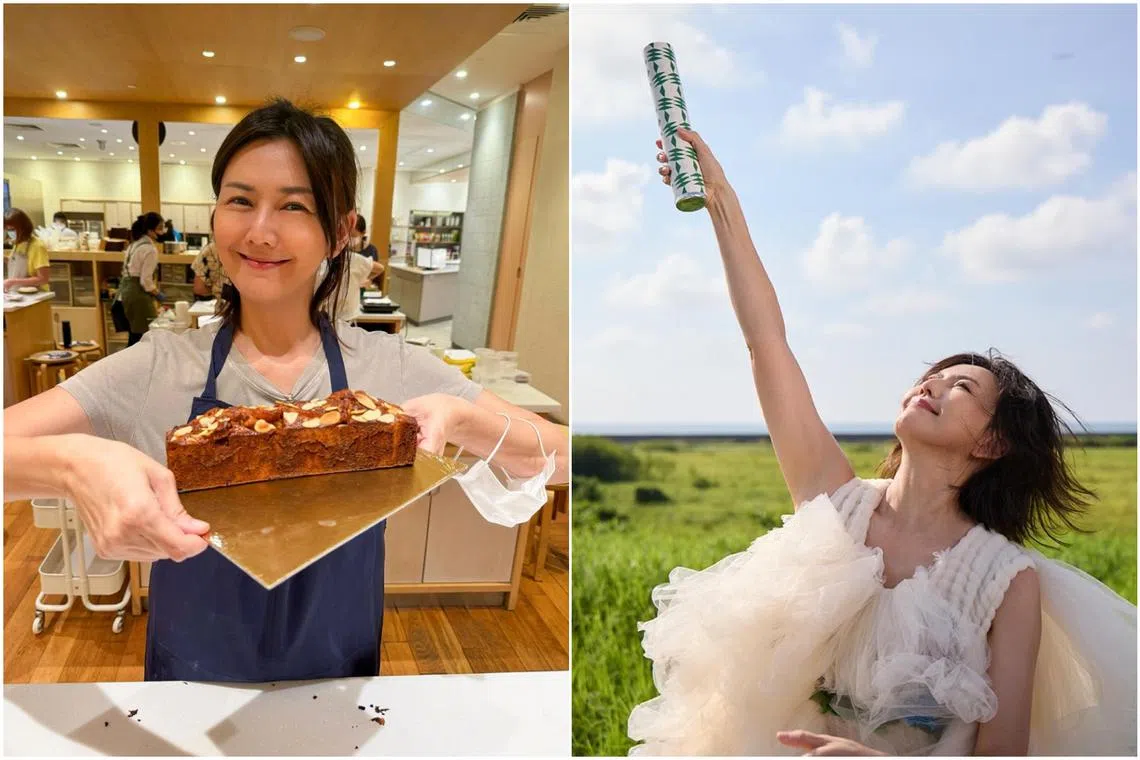 Stefanie Sun shared a series of photos of her life in 2024, such as learning to bake.
